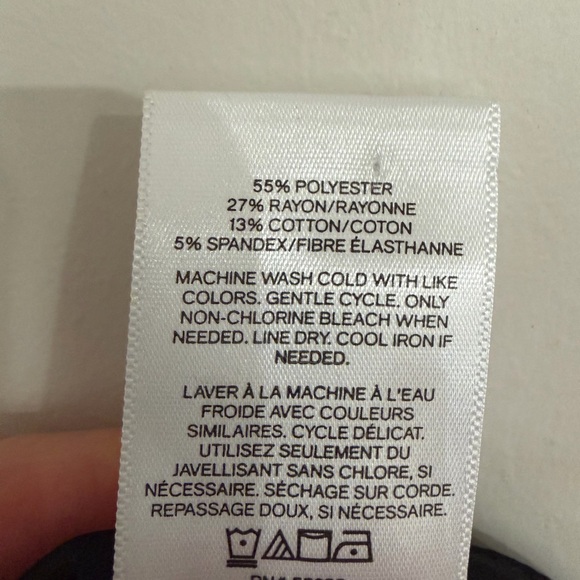 Express Women's Black Skinny mid rise  stretch dress Pants - Picture 5 of 5